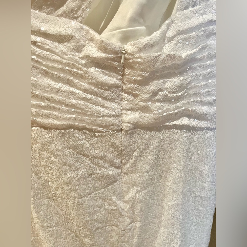 NWT Rene Ruiz One-Shoulder Sequin Dress, Size 10! - Picture 6 of 13